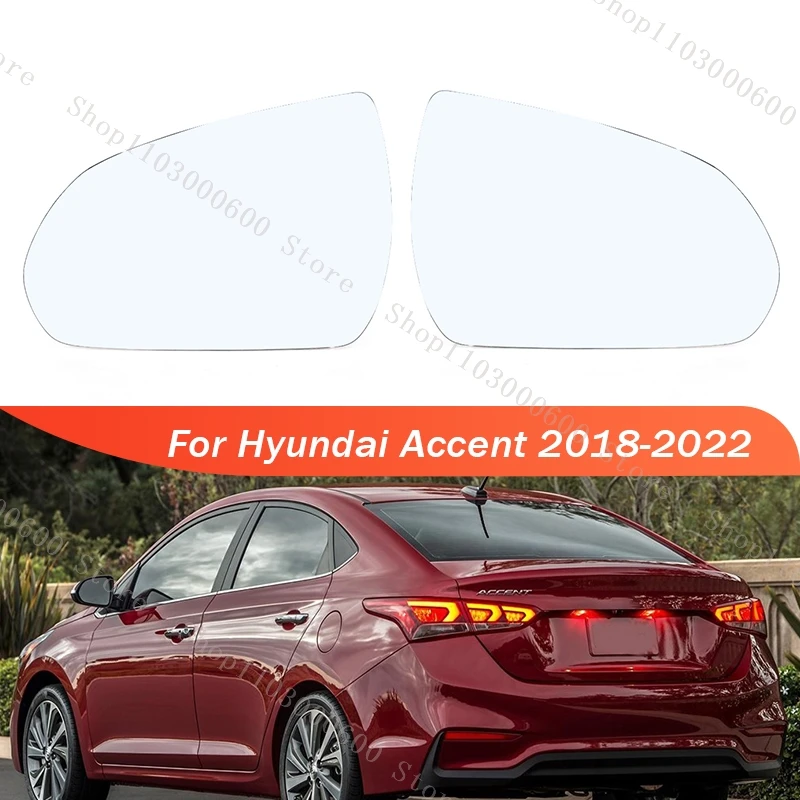 

For Hyundai Accent 2018 2019 2020 2021 2022 Russia Version Car Exterior Rearview Side Mirror Glass Lens 87611-H6000 87621-H6000