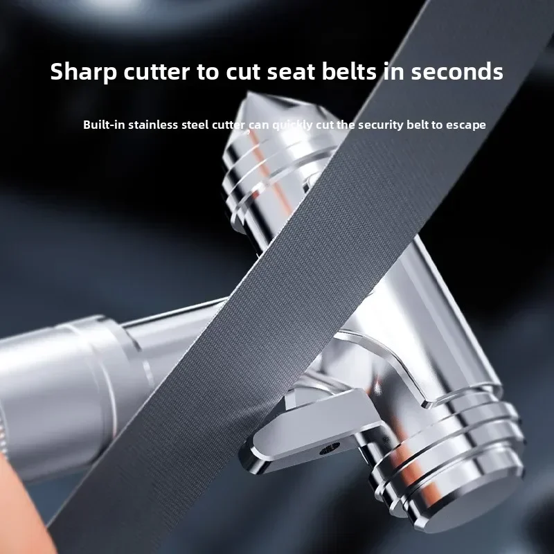 Durable  Car Safety Hammer Escape Hammer Car Window Breaker Artifact Breaking Glass Car Multi-functional Fire and Life Saving Ha