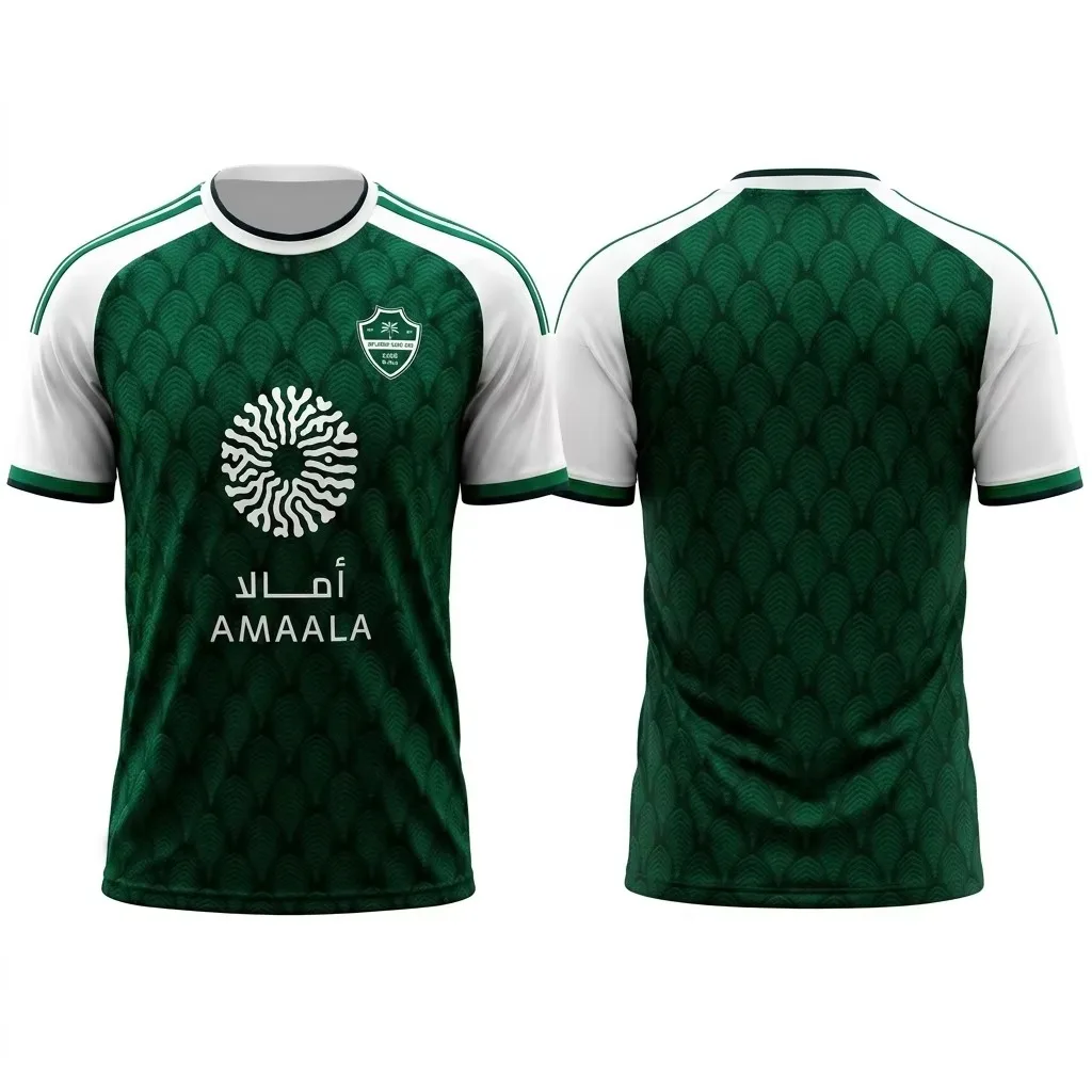 2026 Summer New Men Football Jersey Cycling Sports Shirts Al Ahli Sfc Home Away Jerseys Team Uniform Family Matching