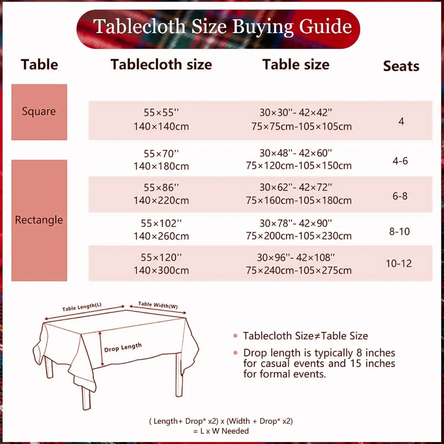 عيد الميلاد متقلب مفرش المائدة الأخضر الترتان منقوشة مفارش المائدة قابل للغسل مربع الشتاء غطاء الطاولة للمطبخ حفلات الطعام Ho