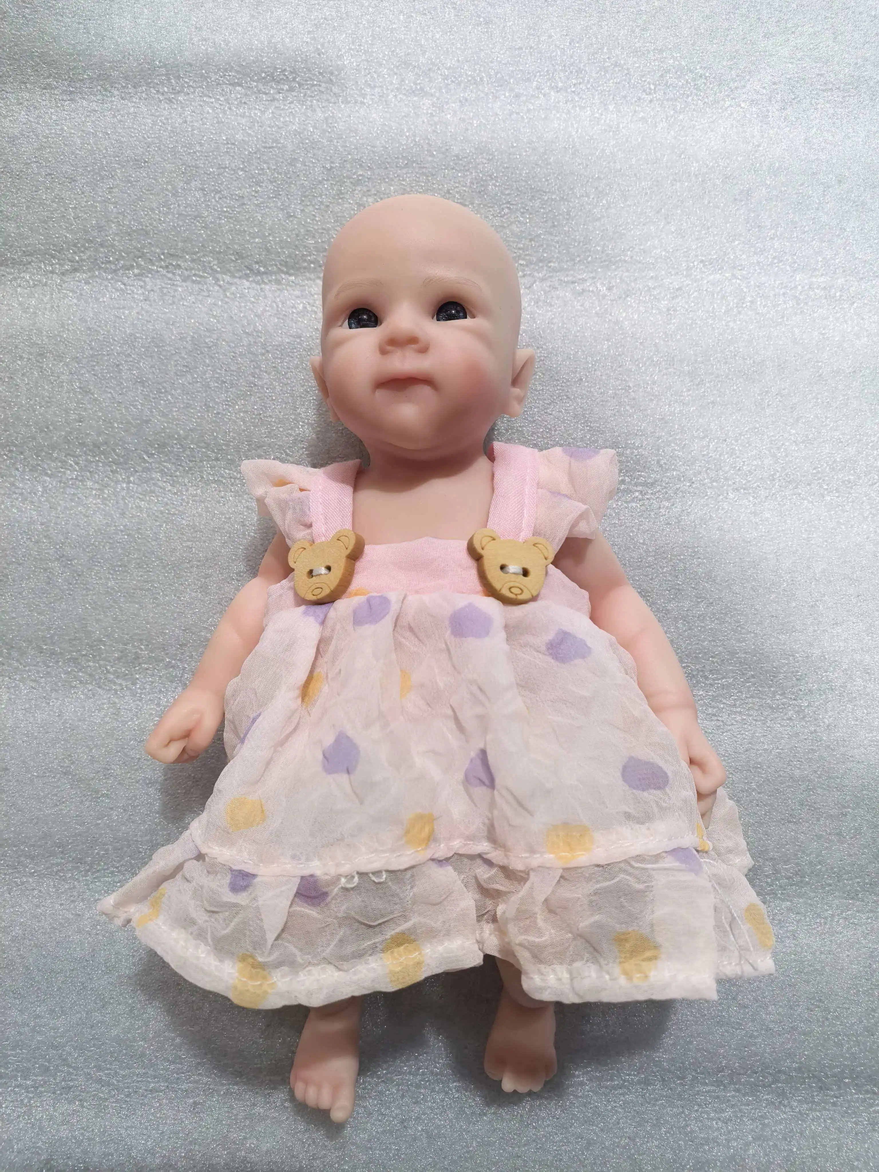 

8-дюймовая кукла Бетти NPK из цельного силикона, эластичная, очень мягкая, из платинового силикона, вес 320 грамм