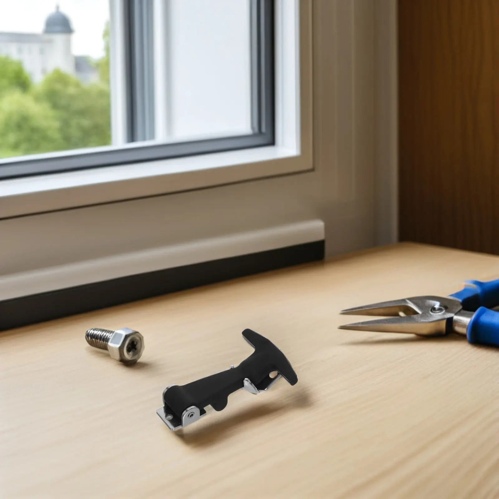 

2 шт. гибких резиновых защелок для капота с Т-образной ручкой из нержавеющей стали, ударопрочные застежки для инструментальных ящиков, термобоксов, двигателей, шкафов