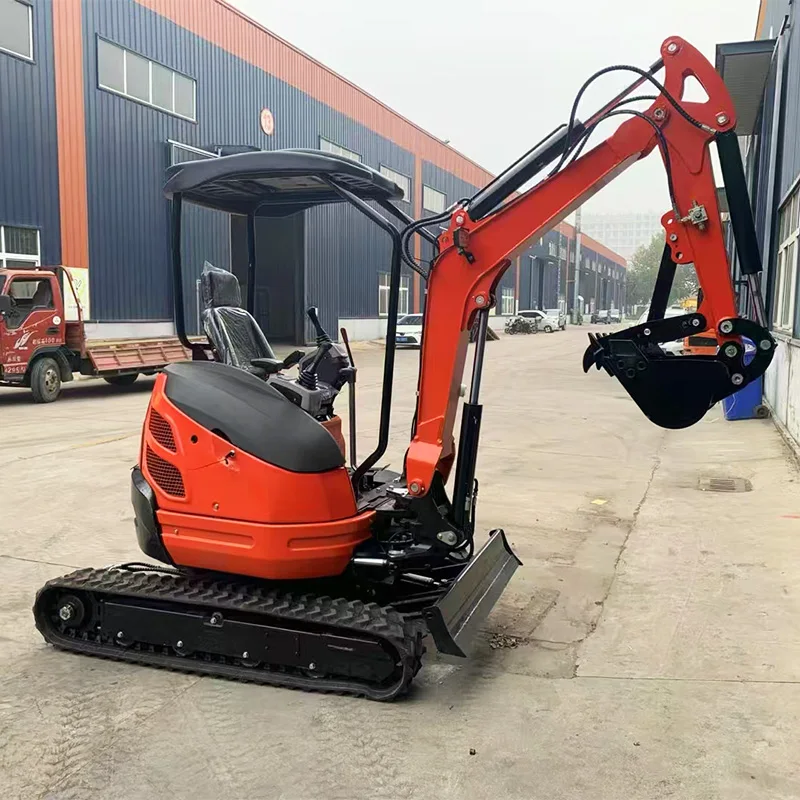 Free Shipping China Brand New 2 Ton Mini EPA/AE Certified Small Agriculture Excavator Kubota Engine 2024 New Excavator for Sale