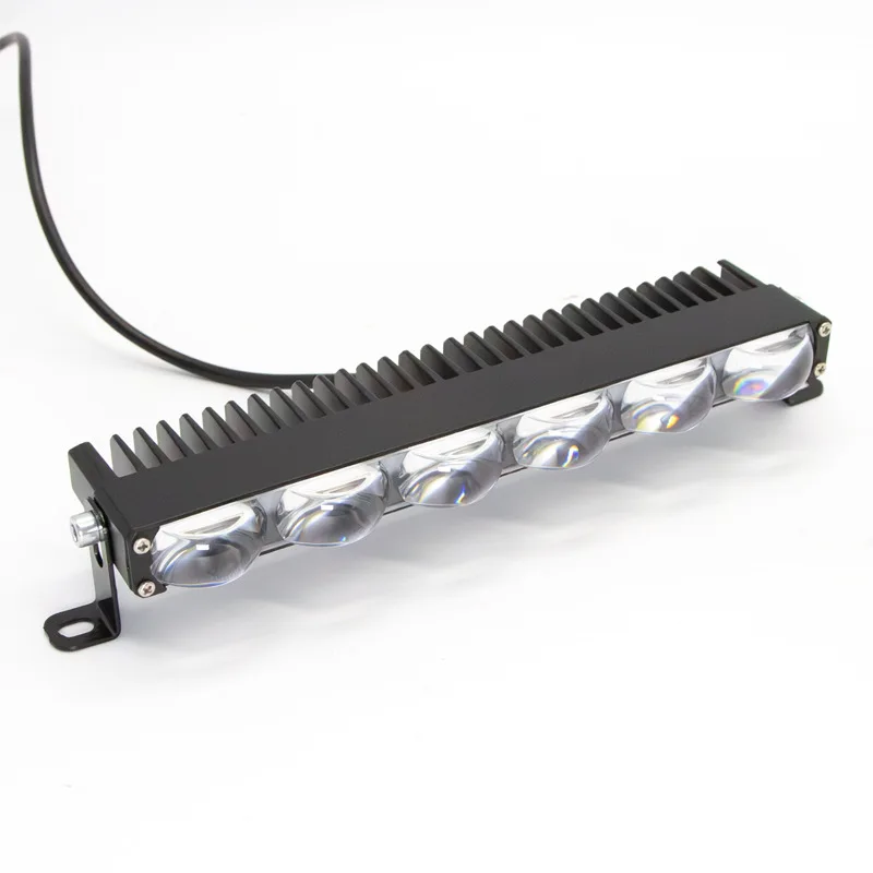 2PCS Ultra-Thin Hidden Car Grille Mini Matrix Laser Headlight Yellow White Dual Lens 100W LED Lights Car Accessories