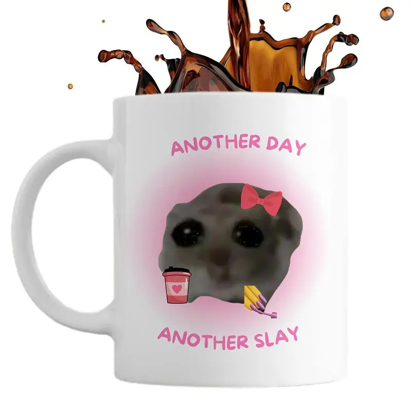 Sad Hamster Coffee Mug Funny Mug Coffee Cup Sad Hamster Hilarious Tea Cup Sad Hamster Hilarious Novelty Coffee Cup Funny Meme