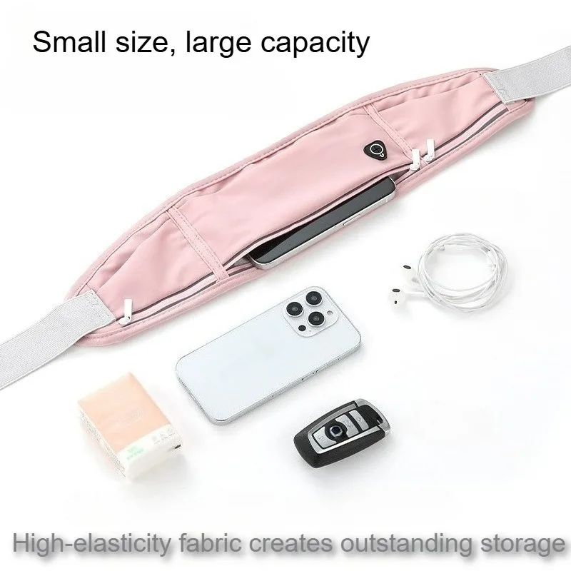 Marsupio da corsa che non rimbalza, ultraleggero e sottile, borsa sportiva e fitness di grande capacità