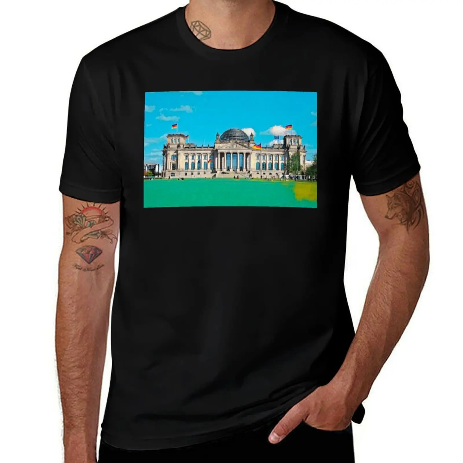 

Reichstag T-Shirt man t shirt cotton cotton t shirts high quality cotton t shirt man T-Shirt