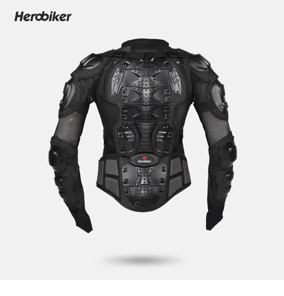 HEROBIKER Motocross Jacke Männer Körper Rüstung Motorrad Rüstung Fahrrad Racing Jacke Reiten Motorrad Moto Schutz S-5XL – Detail 5