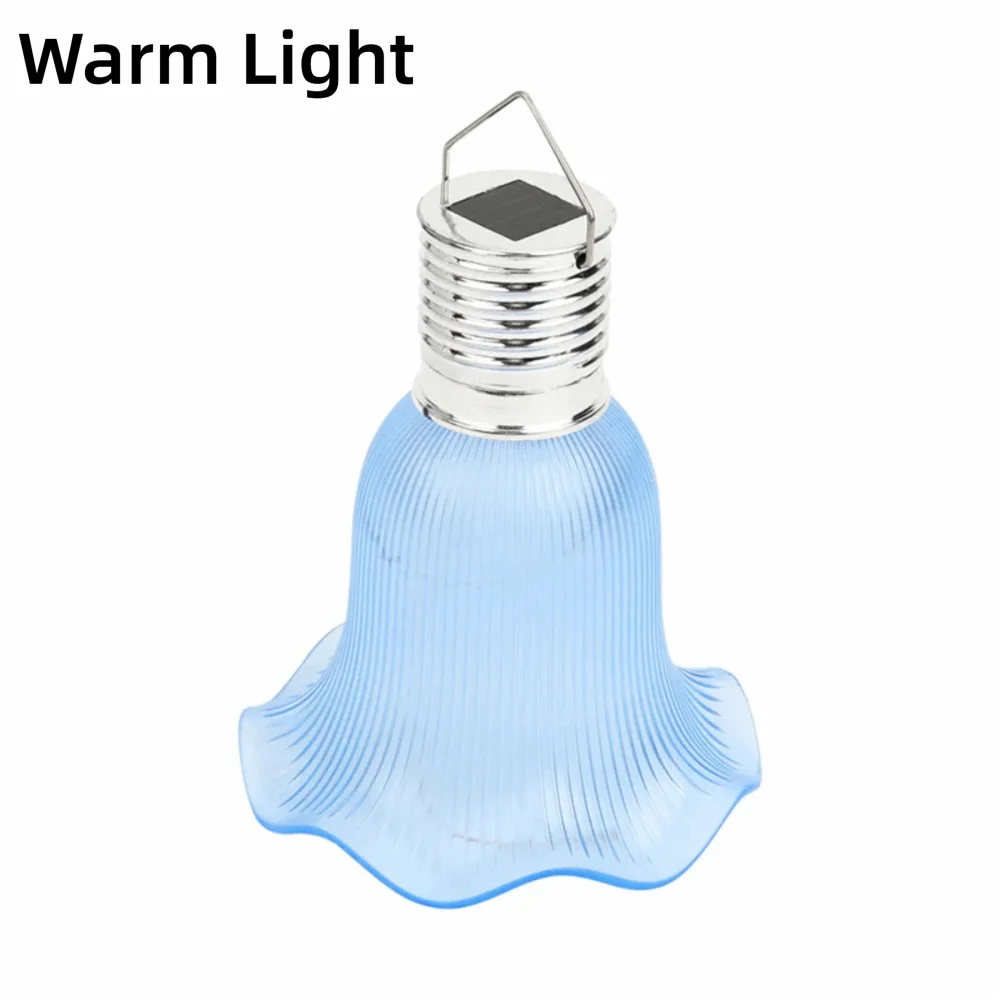 Waterproof Solar Flower Hanging Light Solar Powered Automatic Sensor Ballet Skirt with Hanging Lamp Flower Shape LED