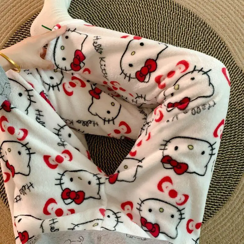 أنيمي مرحبا كيتي منامة السراويل الكرتون Kuromi Kawaii بلدي ميلودي المرأة منامة الحبيب فتاة سراويل تقليدية طالب المتسكعون #6