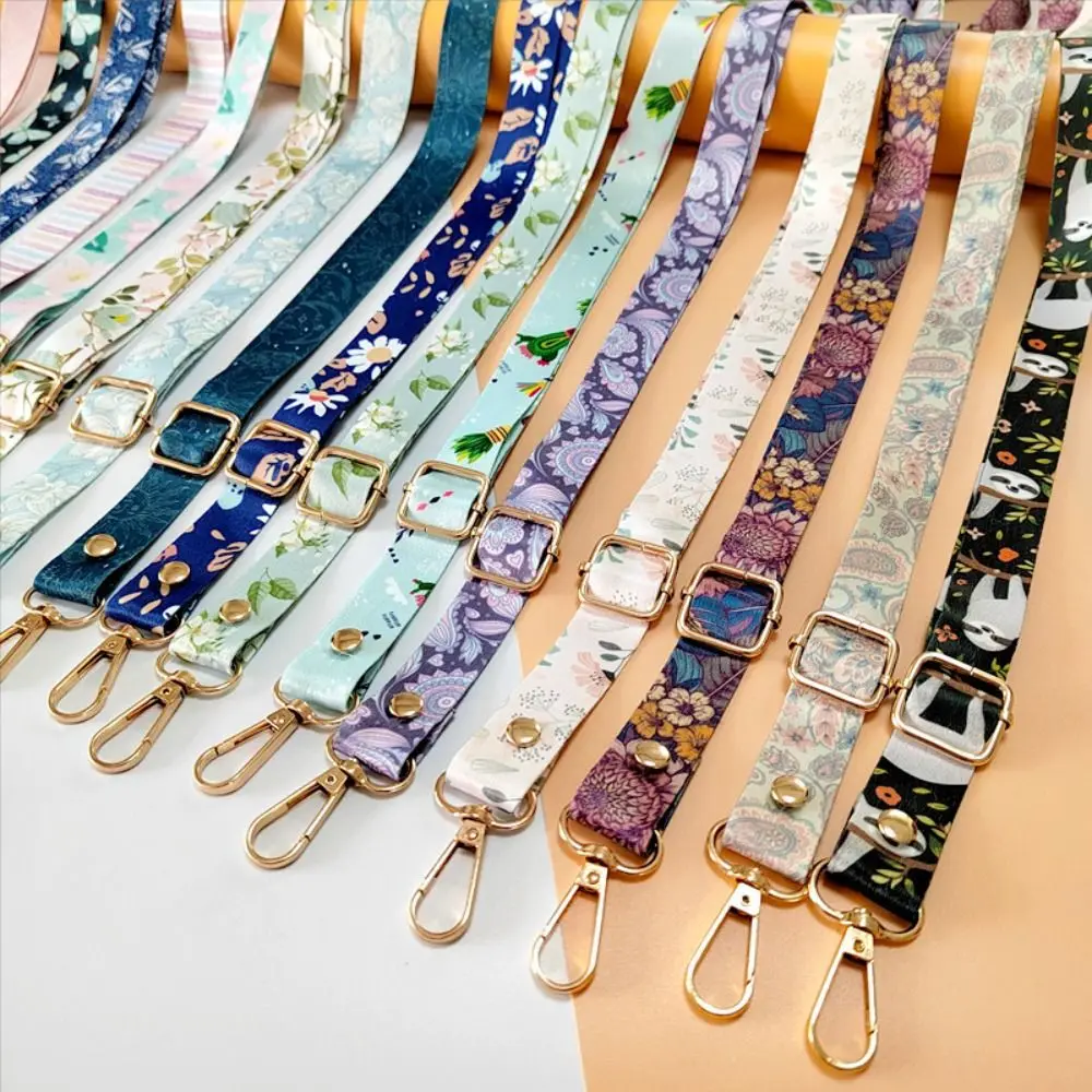 Fashion Flowers Phone Lanyard Universal Adjustable Phone Anti-lost Rope Phone Case Chain Straps