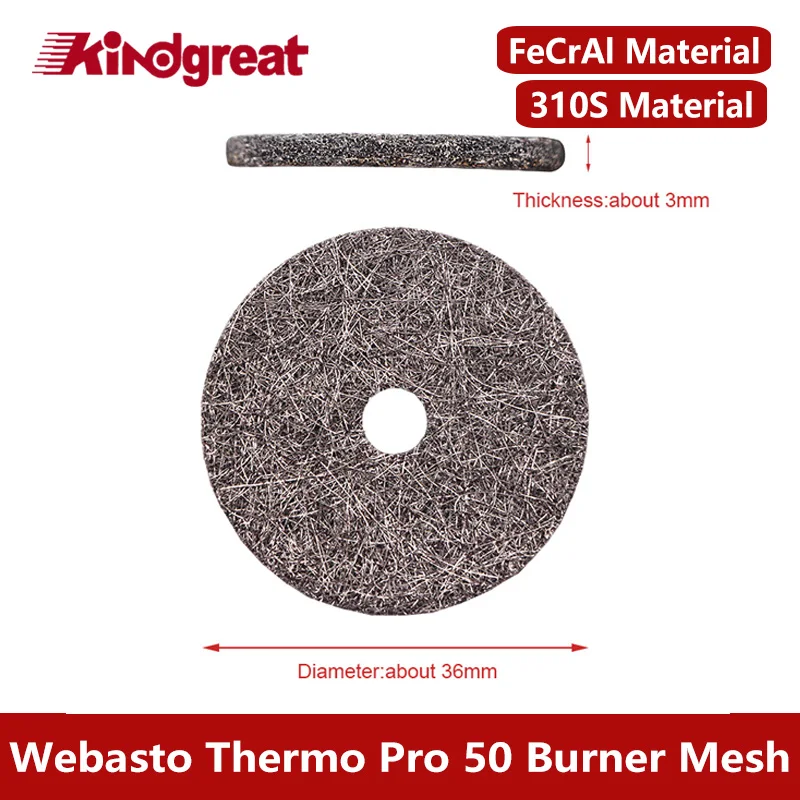 Kindgreat Air Top 2000ST riscaldatore per camion bruciatore camera di combustione Mesh 1322585A per riscaldatori di parcheggio Diesel WEBASTO