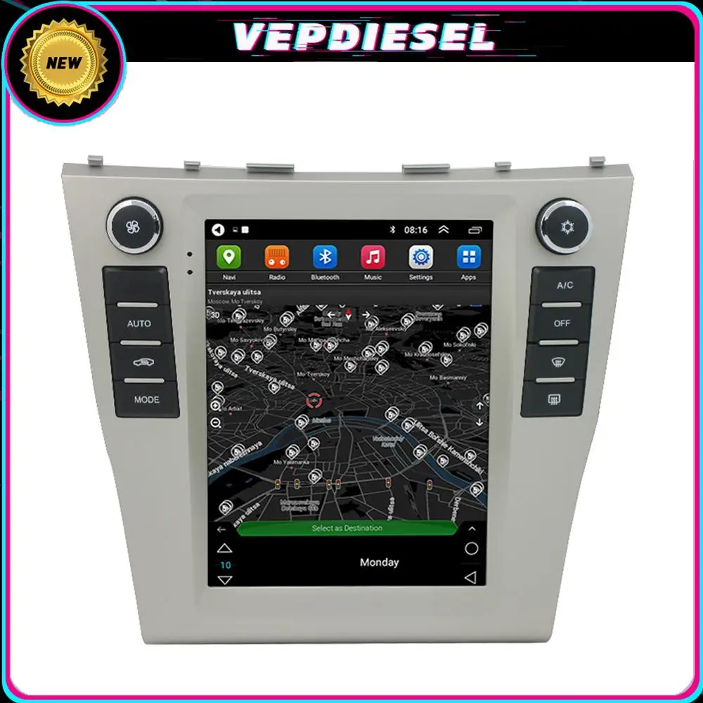 

1set Car Stereo Radio For Toyota Camry 2006-2011 9.7" 2G 32G Carplay Car Navigation Touch Screen Accessories Parts