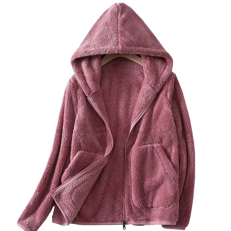 

2022 New Arrival Slight Strech Loose Zuolunouba Hoodies Mainland China Guangdong Women Casual Flannel Full Regular Letter Zip-up