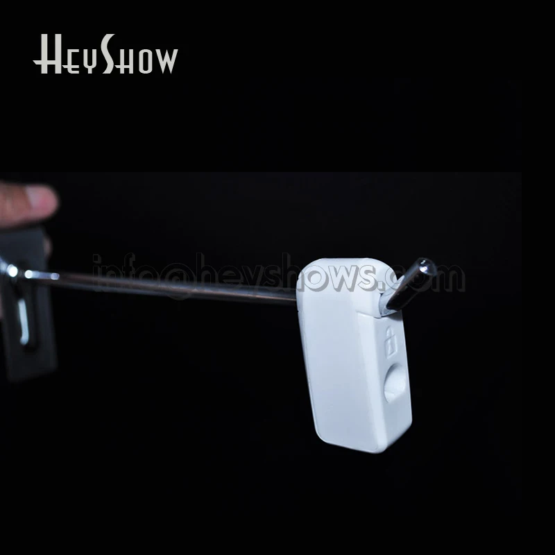 200Pcs Anti-Theft EAS Security Lock Hooks for Slatwall Pegboard Display Sweep Lock for Supermarket Retail Shop