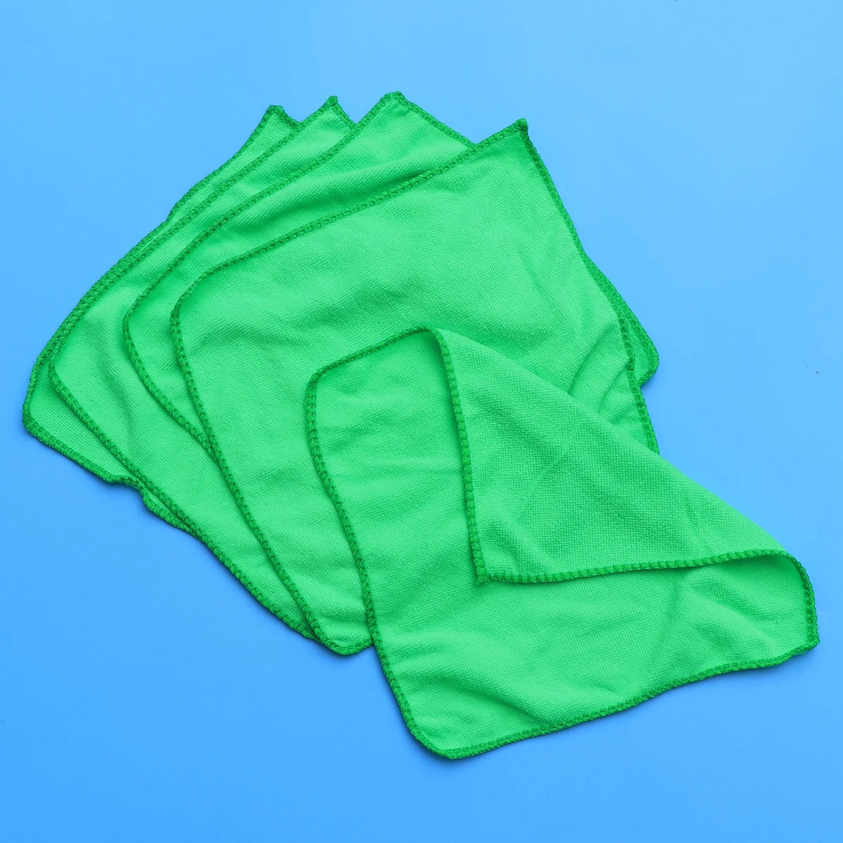 

5 Pcs Ultra Fine Cleaning Cloth Micro Towel Car Premium Microfiber Absorbent Skin-friendly