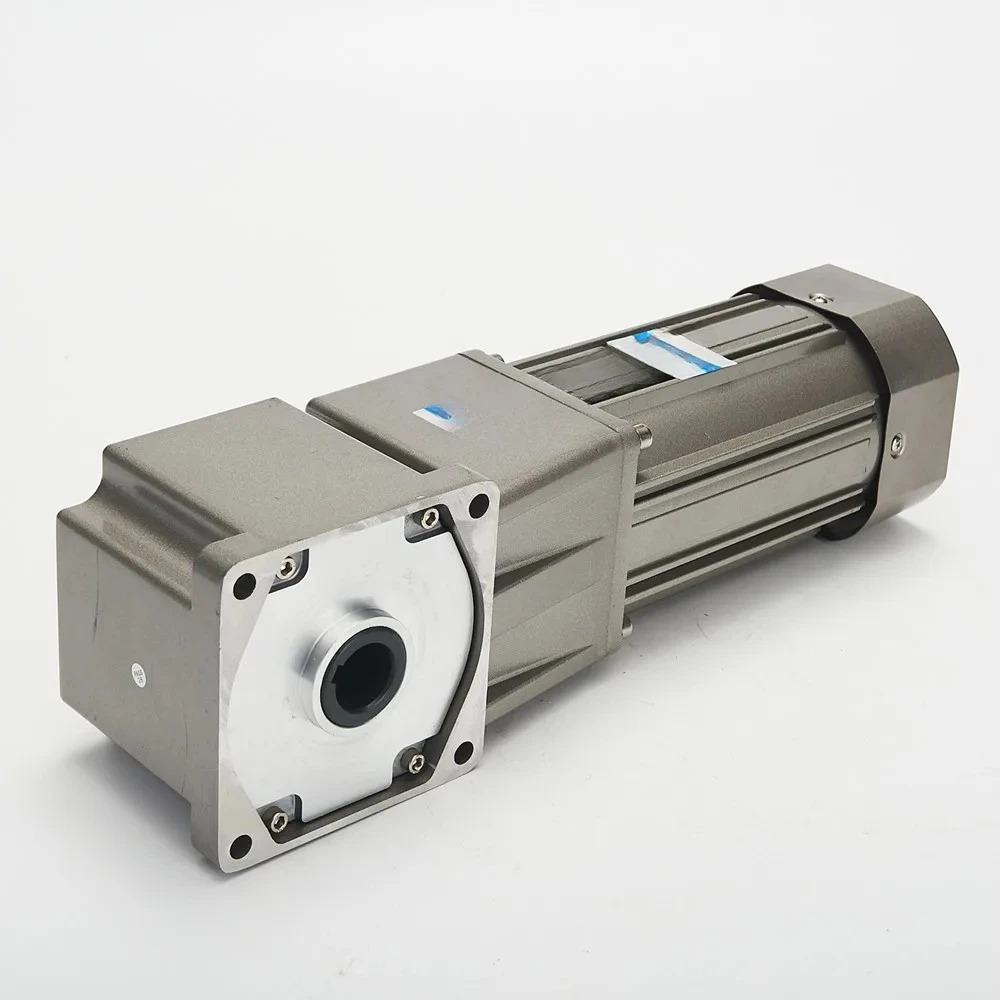 400W Right Angle AC Gear Motor Single-Phase 220V/380V 60Hz Frequency Low Noise Aluminium Housing Induction