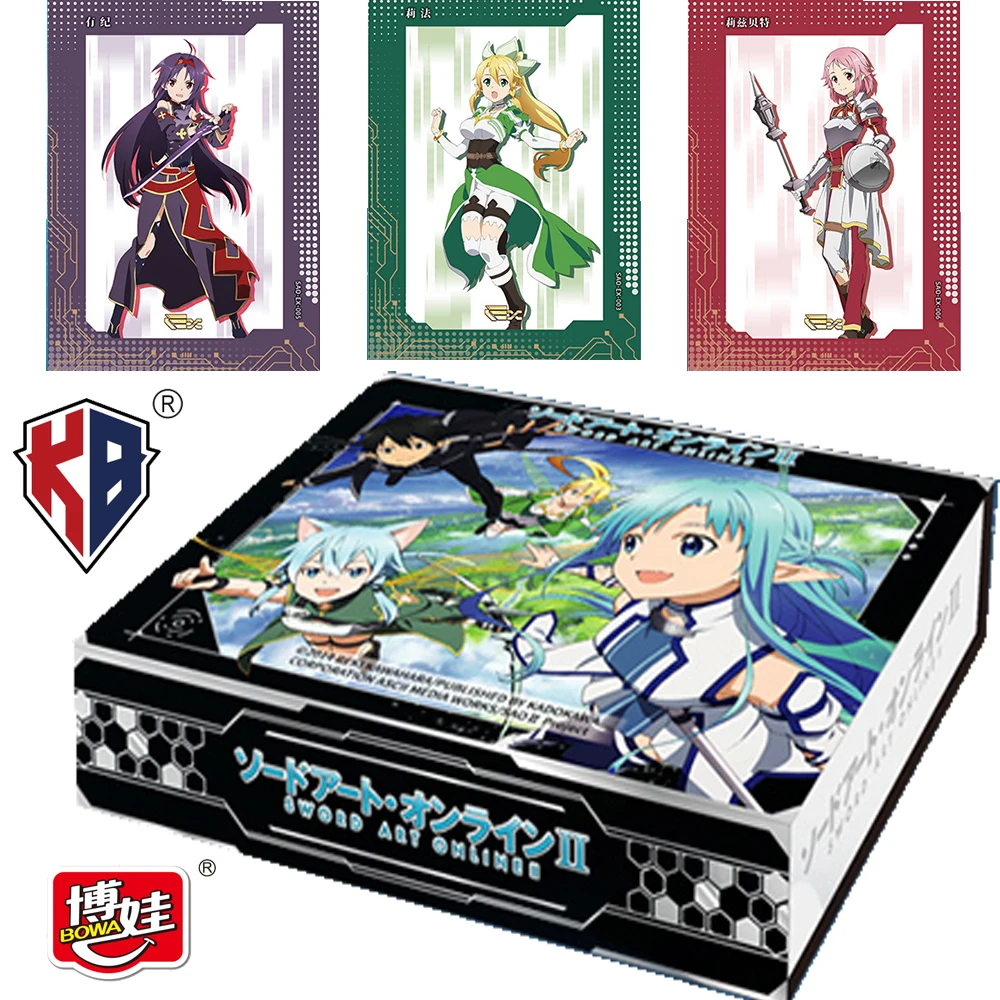 

Kabao Wholesale Sword Art Online Cards Collection for Children Japan Anime Adventure Rare Limited Cards Toys Boys Birthday Gifts