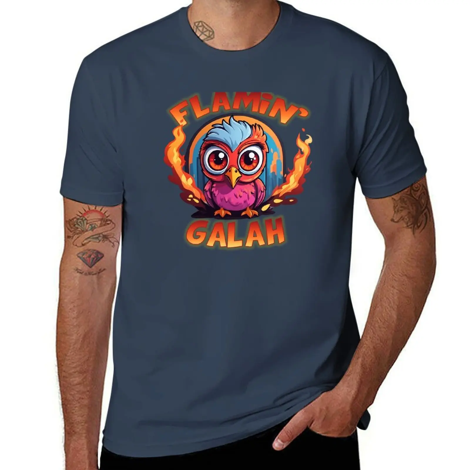 

Galah Galah - Australian Flamin Bird T-Shirt Quick Dry Training Short Sleeve Tee
