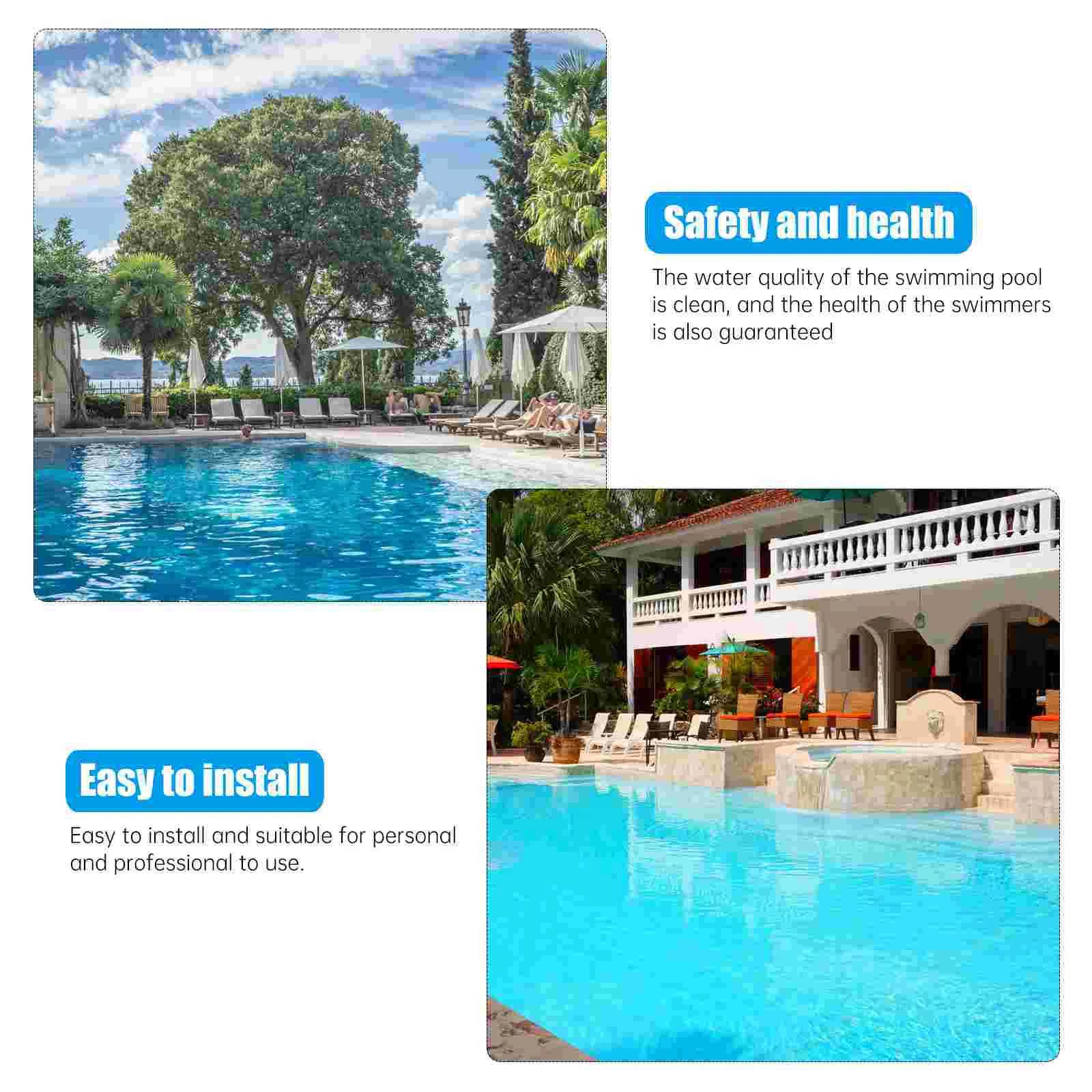 6 Pcs Inflatables Swimming Pool Filter Bath for Tub Cleaner Dispenser Replacement Bathtub