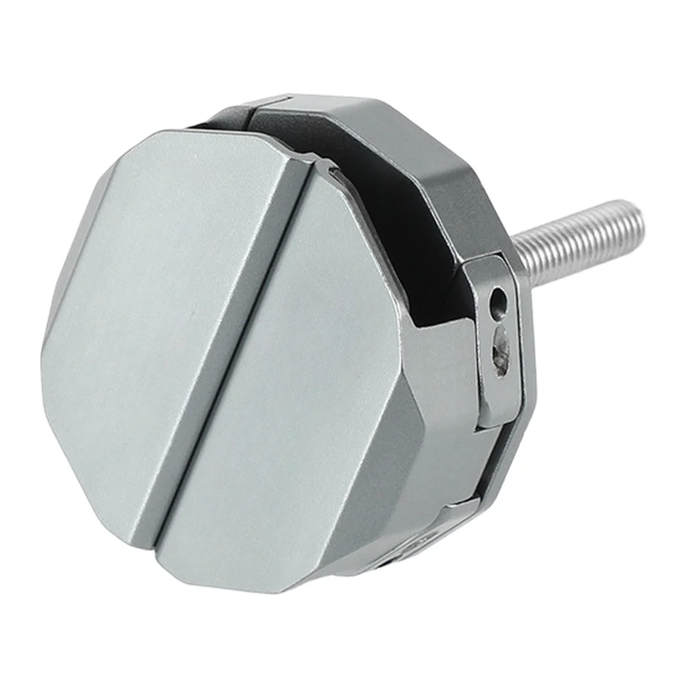 Aluminum Stem Phone Bracket for Bike Hidden Installation 45x45mm Size Supports 40mm to 90mm Wide Mobile Devices
