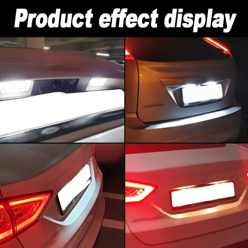 2 قطعة OEM الأبيض رقم لوحة ضوء مصابيح ترخيص LED لفورد فوكس MK2 هاتشباك تجميل 2008-2010 التركيز MK3 2010-فصاعدا
