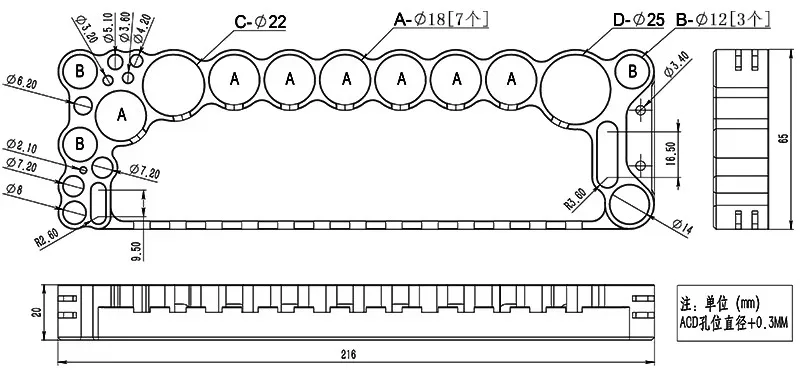 CNC machined all-metal tool storage table for RC helicopter plane car boat