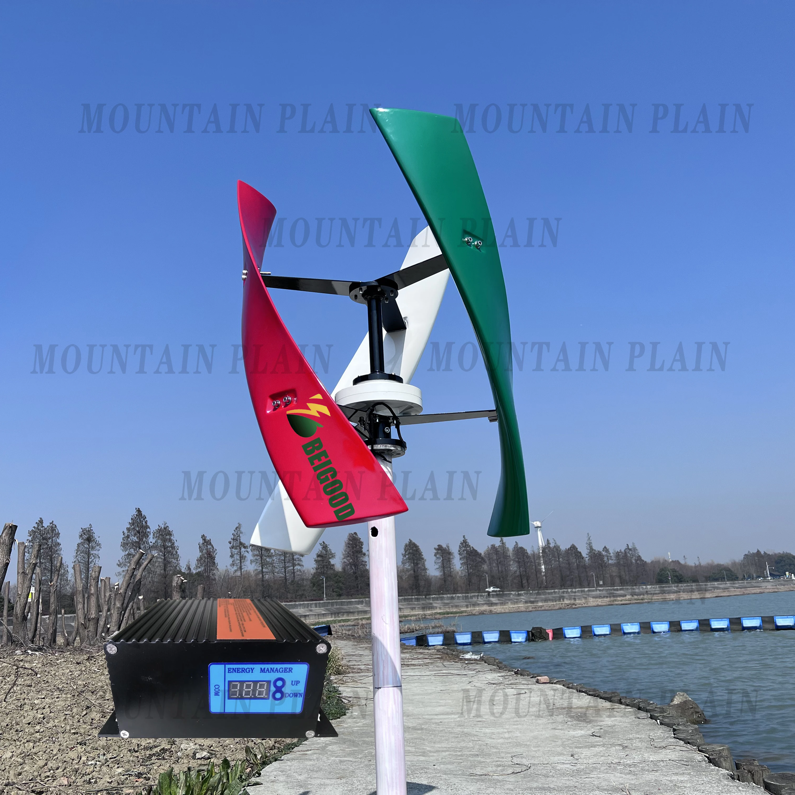 12v 24v With MPPT Controller Wind Generator 1000w Inner Air Duct 600w 800w Small Free Energy Wind Turbine Power Permanent Maglev