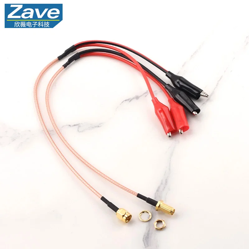 SMA to Alligator Clip (Male/Female) Connecting Cable, Adapter Cable, Extension Cable, Test Cable