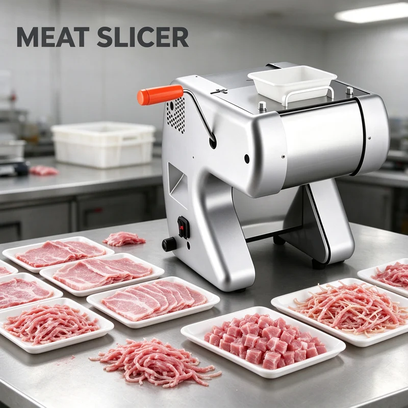 Stainless Steel Meat Slicer Household Manual Meat Grinder Manual Commercial Meat Shredder Meat Cutting Machine