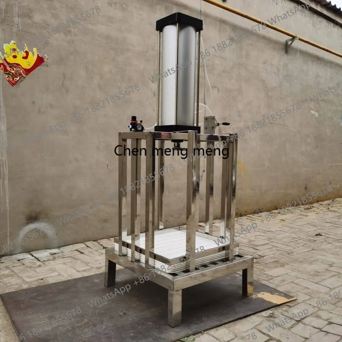 Pressed tofu press and forming machine dry press commercial pneumatic special equipment stainless steel