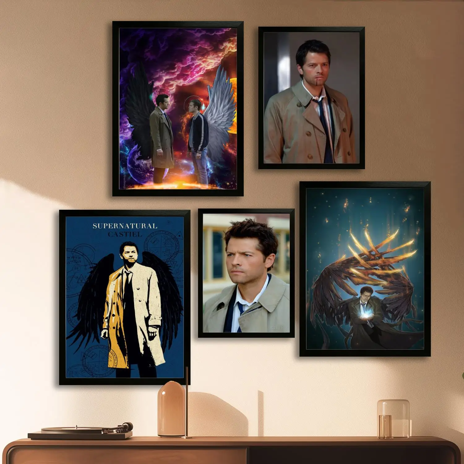 castiel supernatural Canvas Art Poster and Wall Art, Picture Print, Modern Family, Bedroom Decor, Posters,Decorative painting