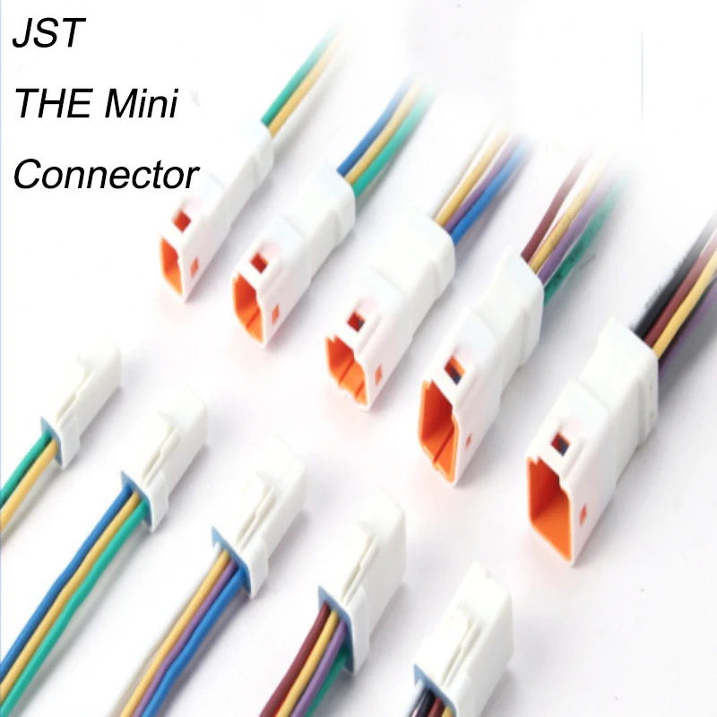 JST Connector Kit Series Waterproof Wire Quick Wire Connector Electrical Kit JST-02-08T/R JWPF Automotive Sealed Plug With Pins