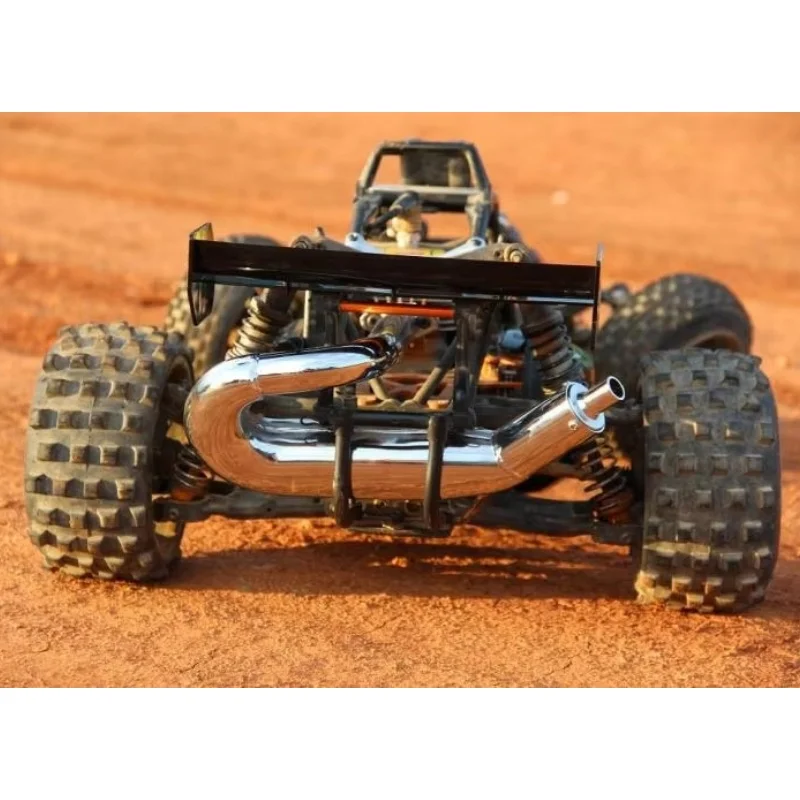 

Rovan Silent Dominator Exhaust Pipe with Silencing Cotton Power Boosting Resonance Tube for HPI KM BAJA 5B 5T 5SC