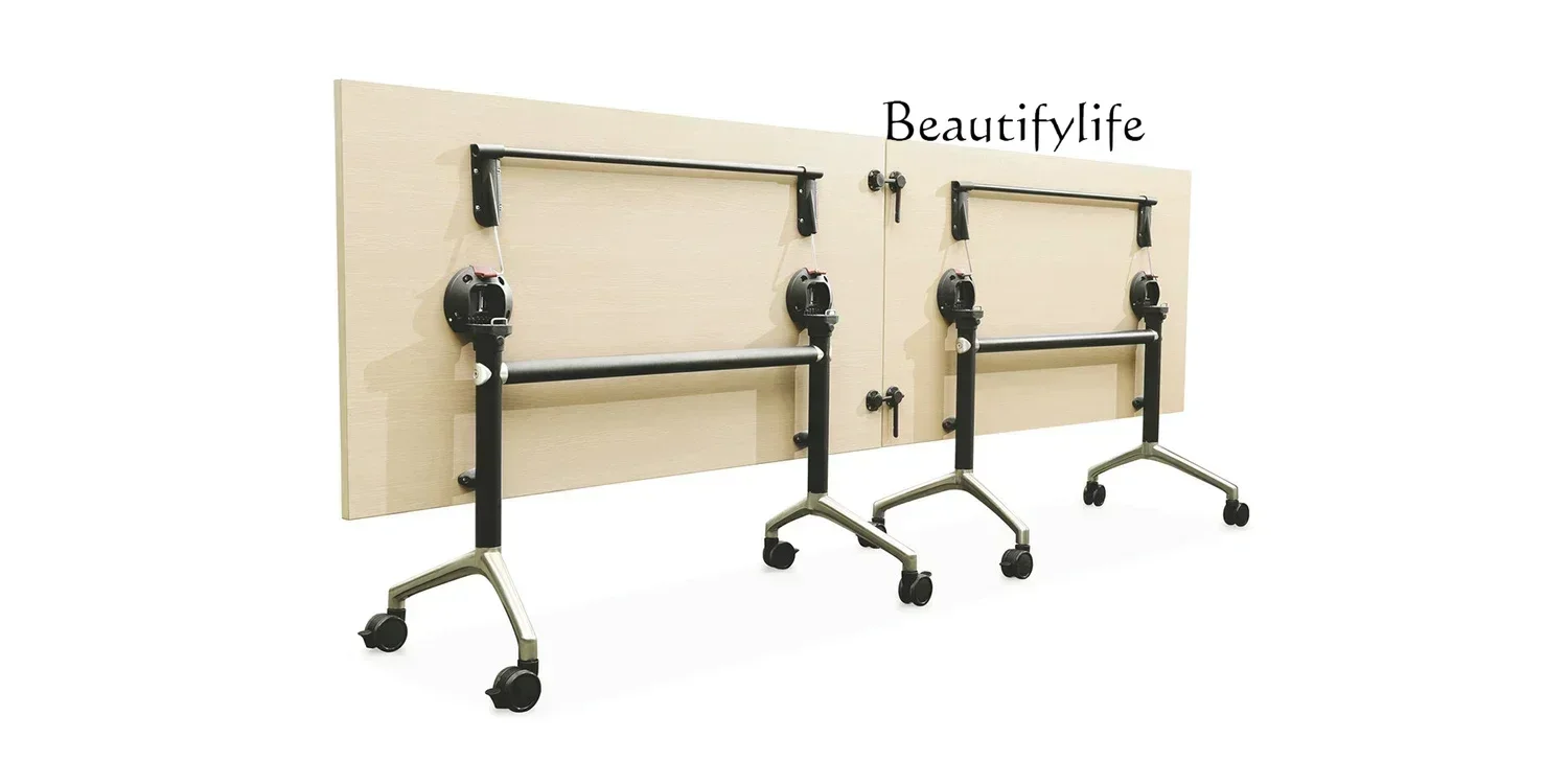 BJ Büromöbel, klein, tragbar, zusammenklappbar, für Besprechungsräume, bewegliches Trainingsbrett, Schreibtisch, groß