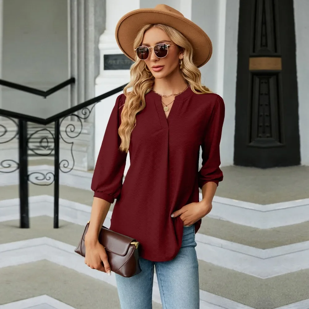 

Women's Shirts & Blouses Korean Popular Clothes Green Elegant Tops for Women Trend 2024 Ladies Summer Clothing Top