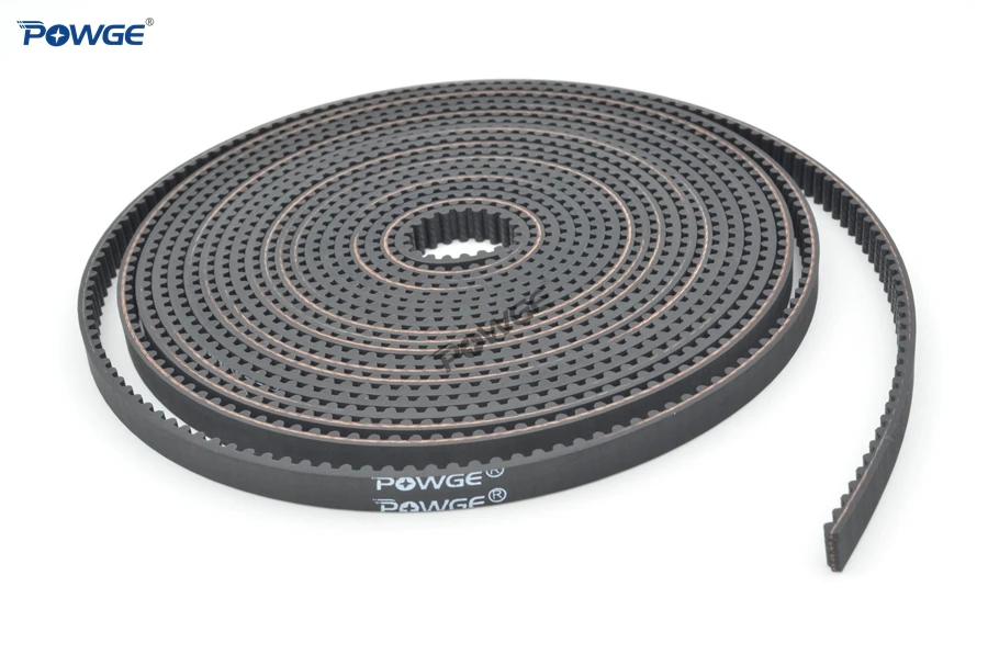 POWGE GT 3GT Open synchronous Timing belt width 6/9/15mm 3GT-6/3GT-9/3GT-15 Rubber Small Backlash Accuracy Positioning 3GT Belt