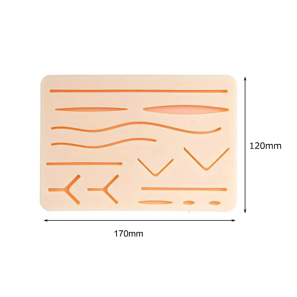 1-4Set Medical Stencils Surgical Suture Practice Training Kit Surgical Skin image 6