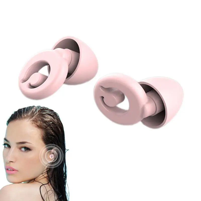 Silicone Ear Plug Reusable Waterproof Earplugs Swimming Earplugs Noise Reduction Cancelling Sleeping Protection Earplugs