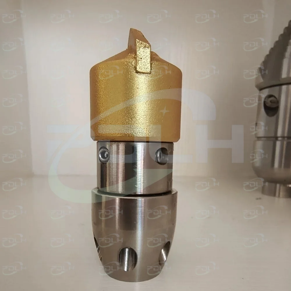 

1/2 High Pressure Rotating Nozzle Diamond Point Wear and Durable Dredge Sewer Pipe Drill Brick Cement Oil Cleaning Dirt Blocking