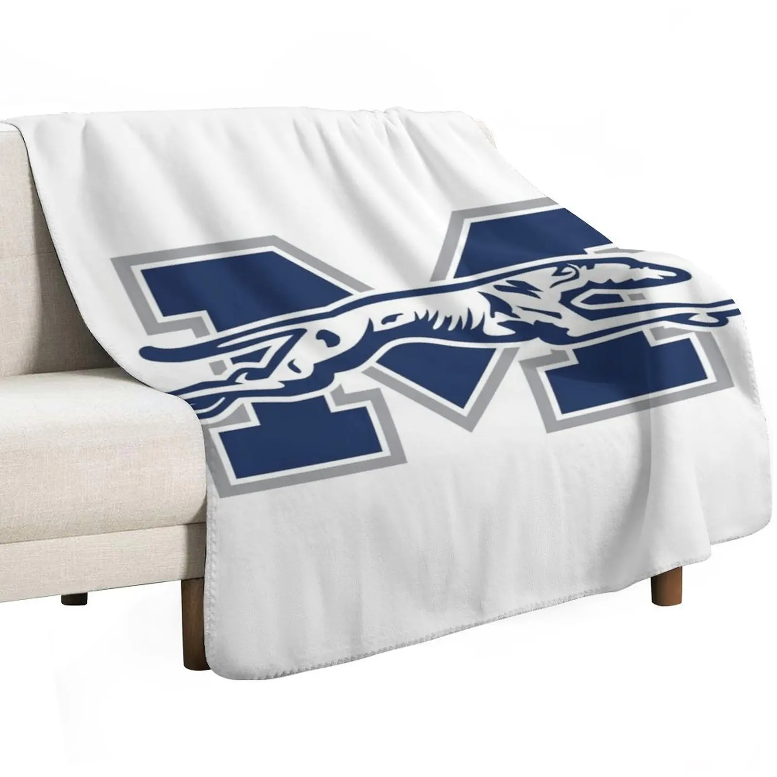 Moravian College greyhounds Throw Blanket Shaggy Furry Soft Blanket for Bedroom Living Room