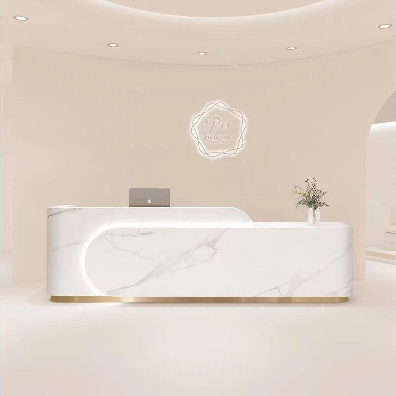 Beauty salon Reception desk Light luxury clothing store Training institution Bar checkout page counter