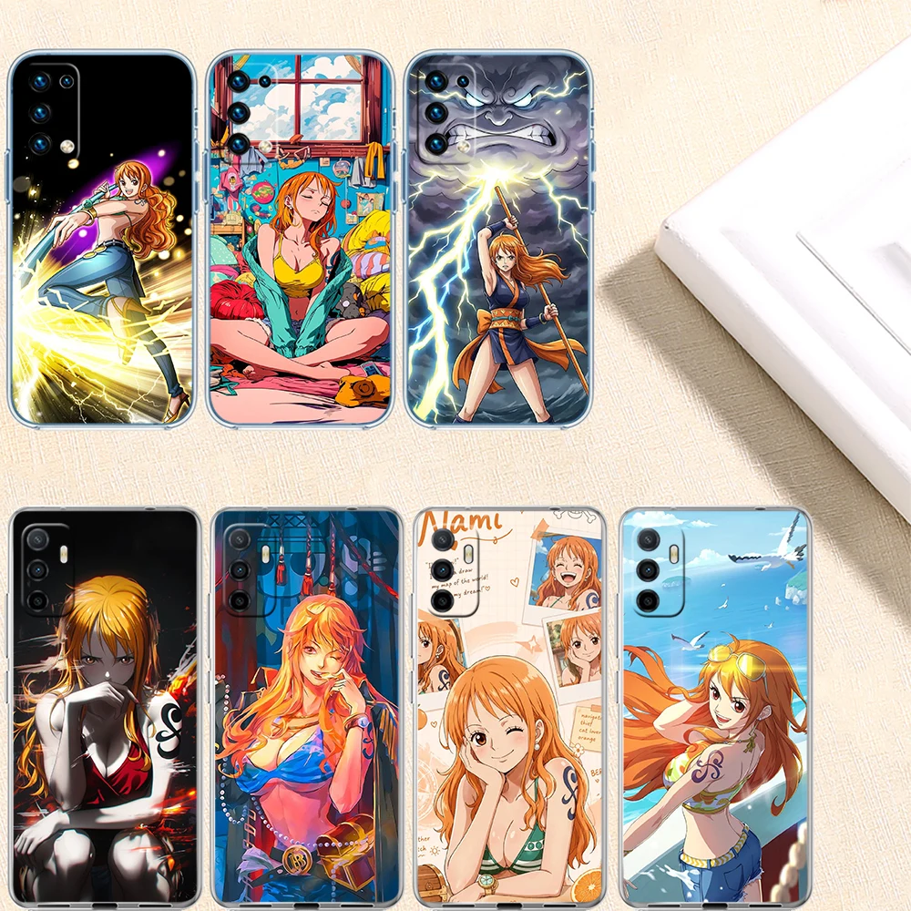 Funda de teléfono DI35 One Piece Nami para LG K22 K30 K40 K40S K41 K42 K50 K50S K51 K51S K52 K61 K62 K71 K92 Q60 Q61 V40 V50 V60