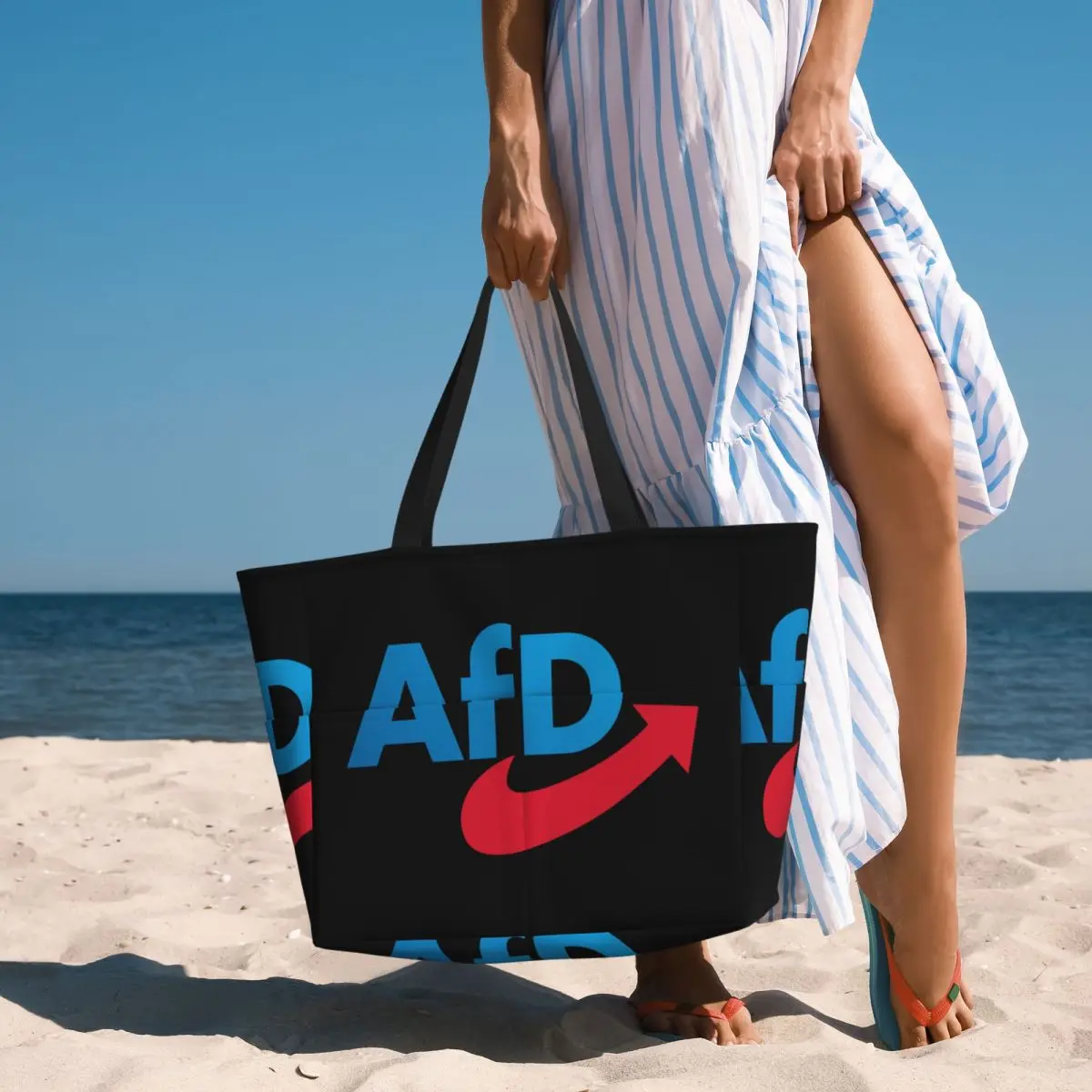 Germany AFD Alternative Beach Tote Bag Sport Gym Yoga Duffle Large Tote Bag Women Travel Bag Fitness bag