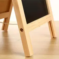 1pc Double-sided Foldable Advertising Drawing Board, Erasable Teaching Chalkboard, Wood Frame Blackboard, Dry Erase Whiteboard 5