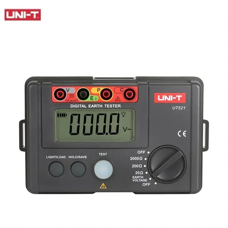 

UNI-T UT521 Over Range Indication Earth Ground Resistance Tester With 2000 Display Count