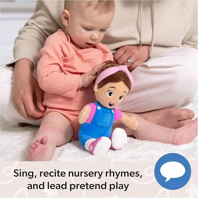 Ms Rachel Speak&Sing Doll 30cm Tall Interactive Toy Toddler Toys for Girls & Boys Ages 6 Months to 3+ Years Plush Doll Kids Toys