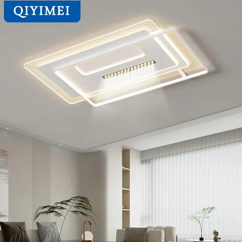 

QIYIMEI Living Room Lamp LED Ceiling Lights For Study Dining Room Kitchen Home Decor Indoor Lighting Ceiling Mounted Light Techo