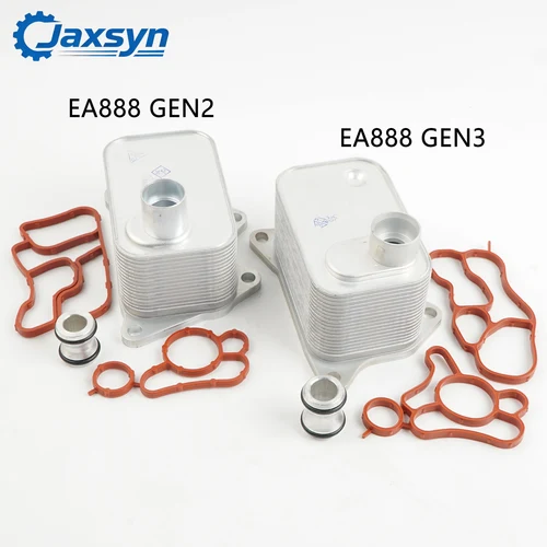 Imagen 2 del producto 06J117021J 06L117021E enfriador de aceite de motor para EA888 VW Golf GTI Tiguan Touran Passat CC Scirocco Eos Jetta para Audi A1 A3 A4 A5 A6