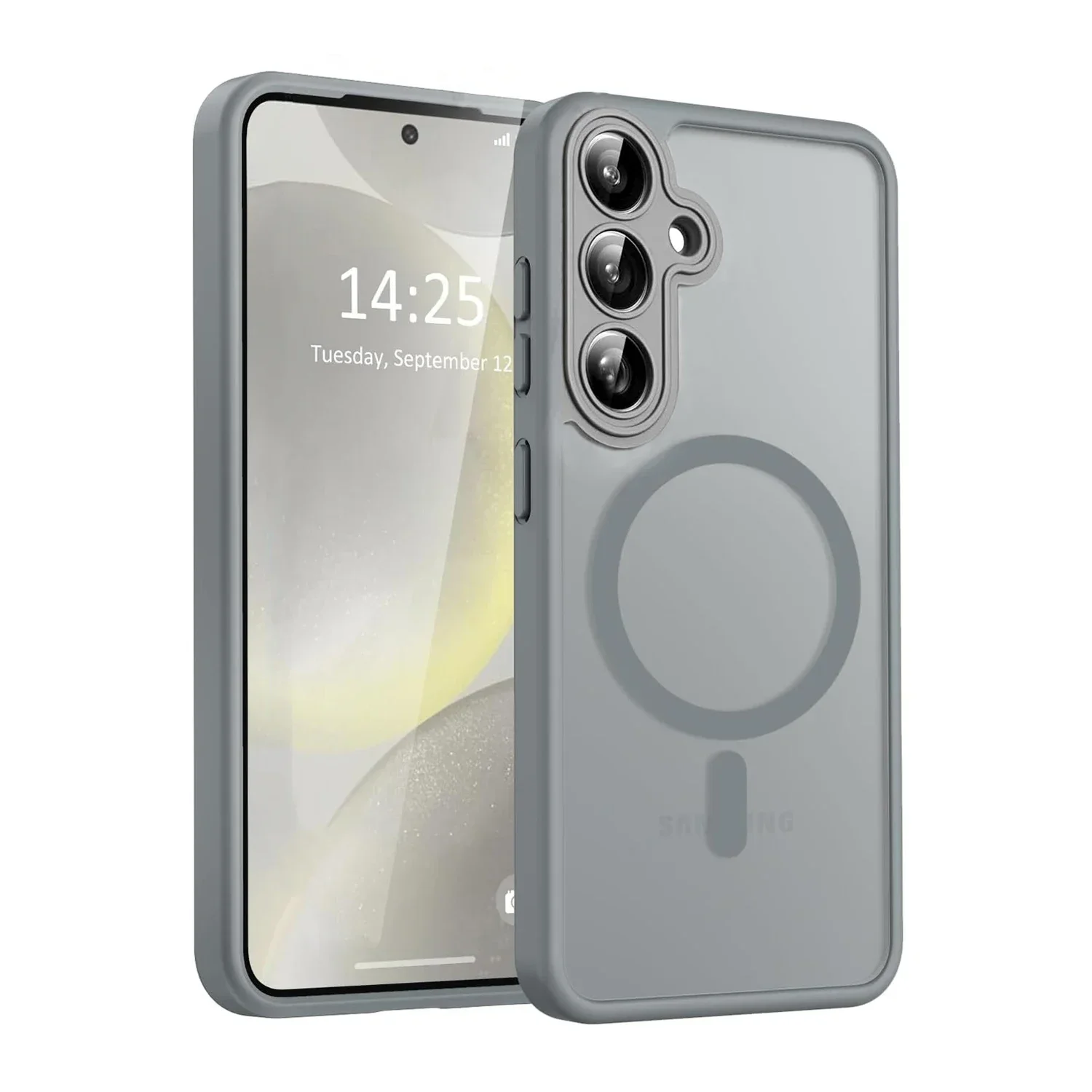 Luxuriöse Matte Hülle für Samsung Galaxy A57 A56 A17 A36 A16 A36 A37 5G S26 S25 S24 Ultra Plus FE S25Plus S24FE S25FE Magsafe Cover – Detail 8